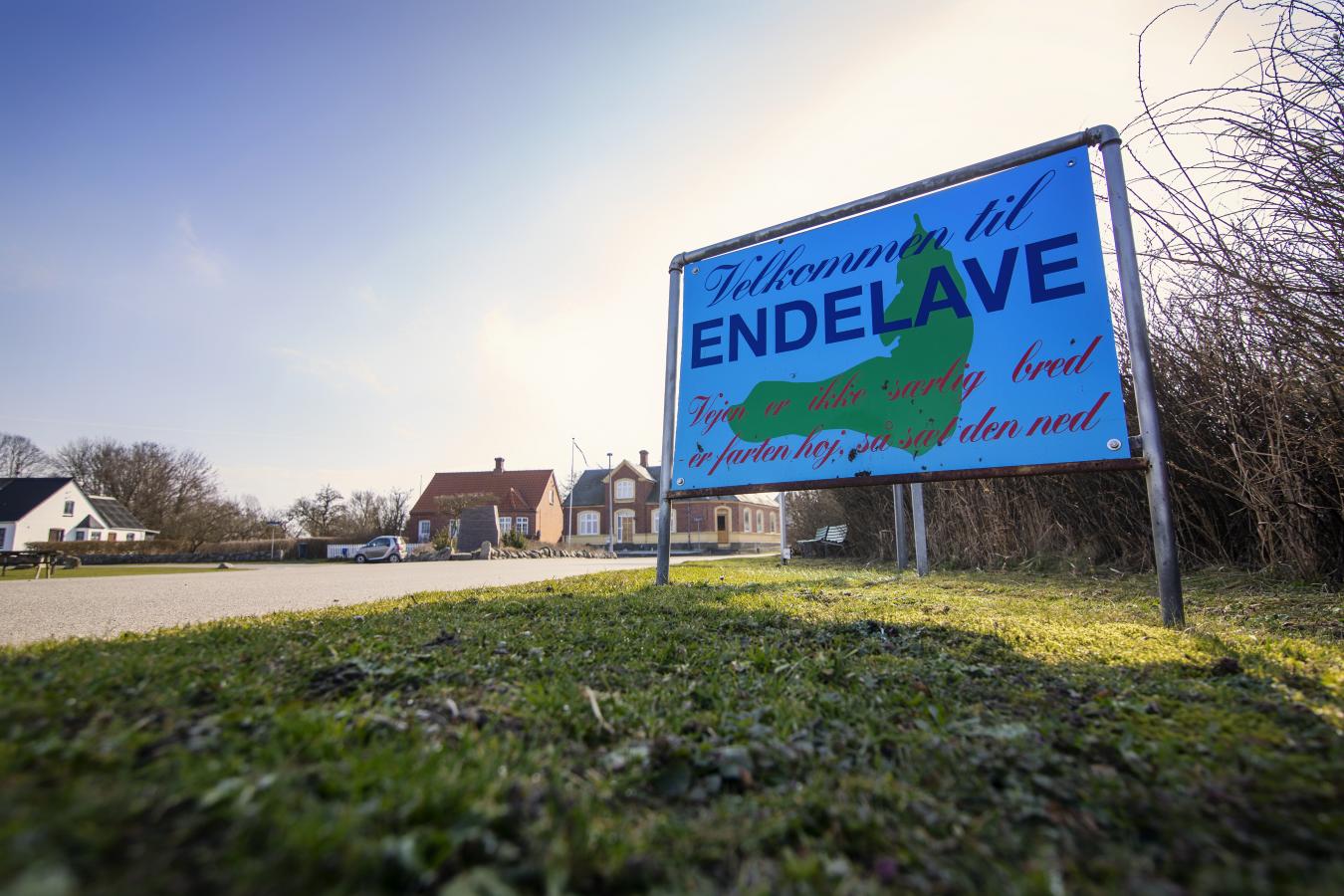 Velkommen til Endelave skilt