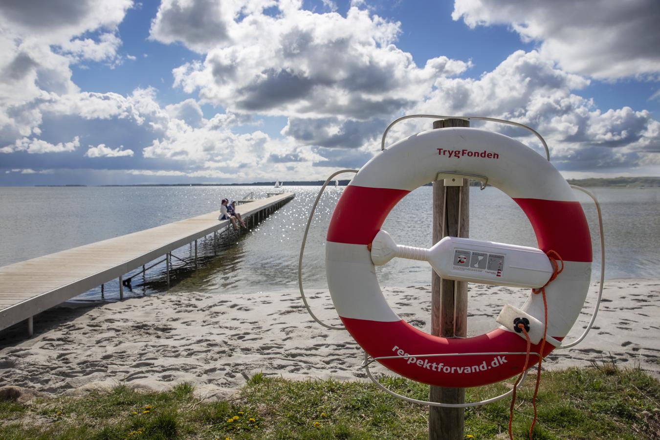 lifebuoy at Langelinie Beach