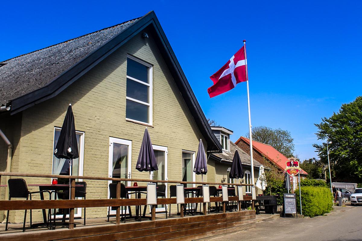 Danebrog bei Endelave Kro