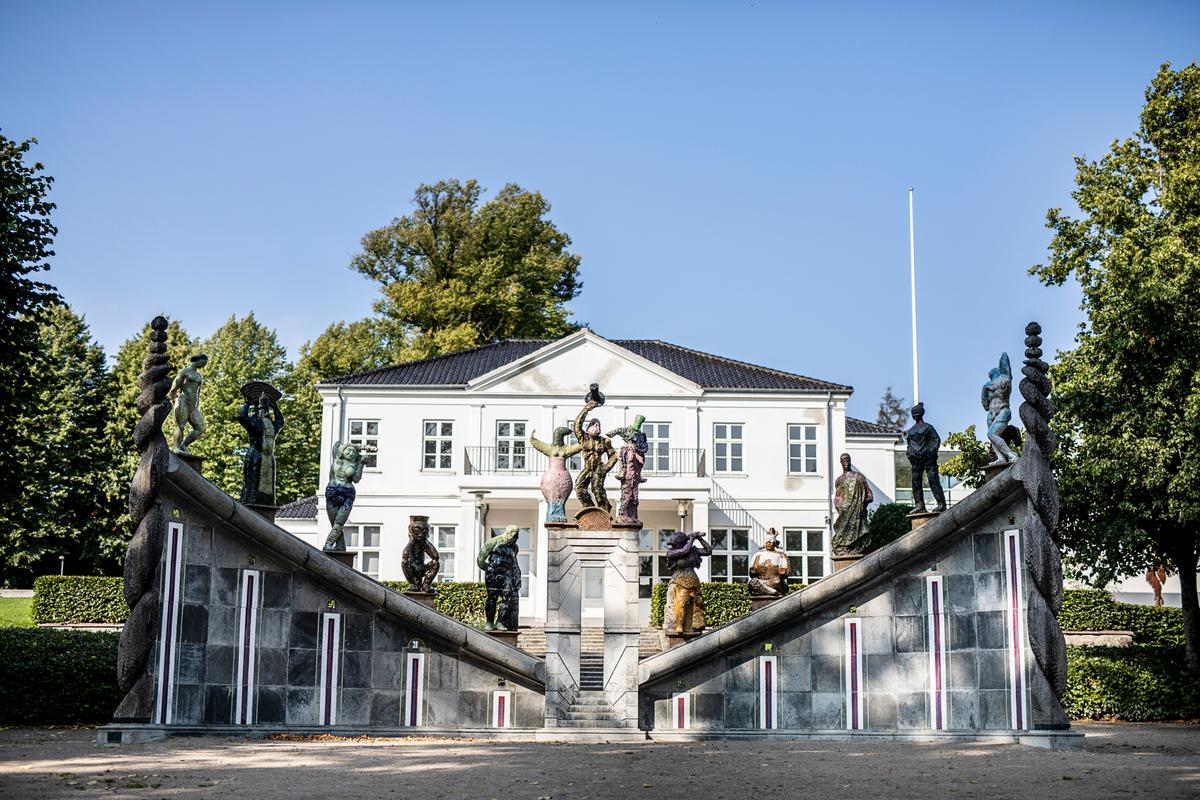 Sculpturepark infront of Horsens Art Museum