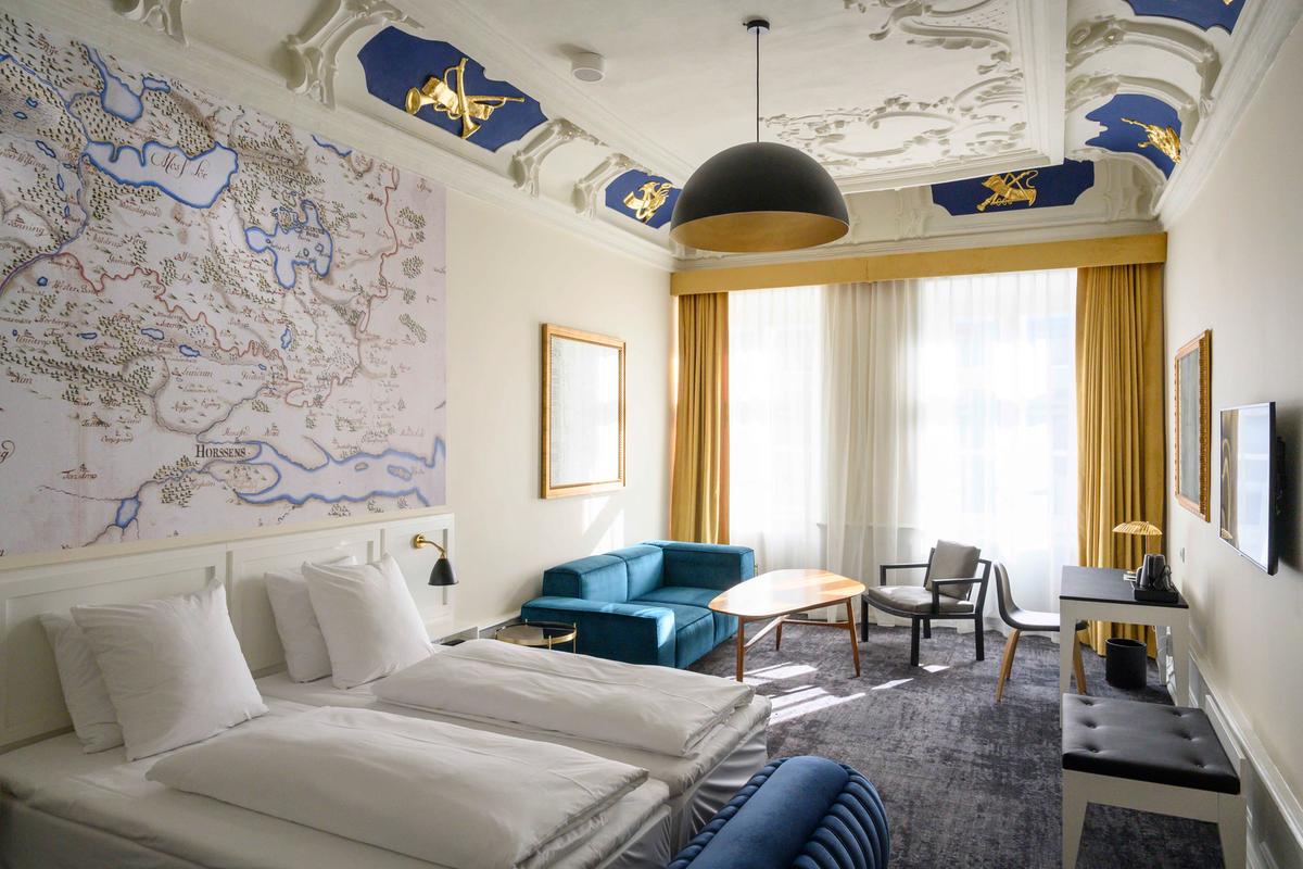 Suite på Jørgensens Hotel i Horsens