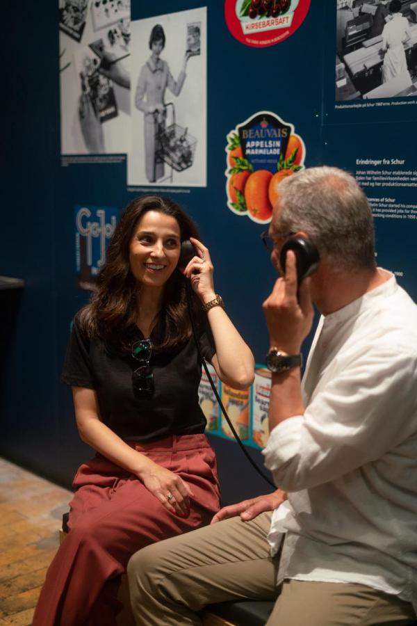 Couple on a trip to the Industrial Museum in Horsens
