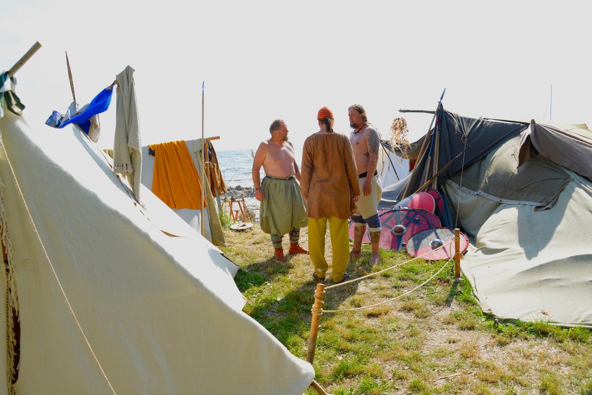 Wikingerlager auf Tunø