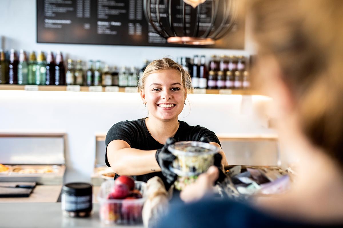 Take away being picked up at a sandwich shop in Odder
