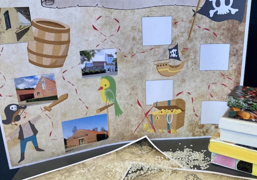 Sørøverkort, skattekister og skattejagt