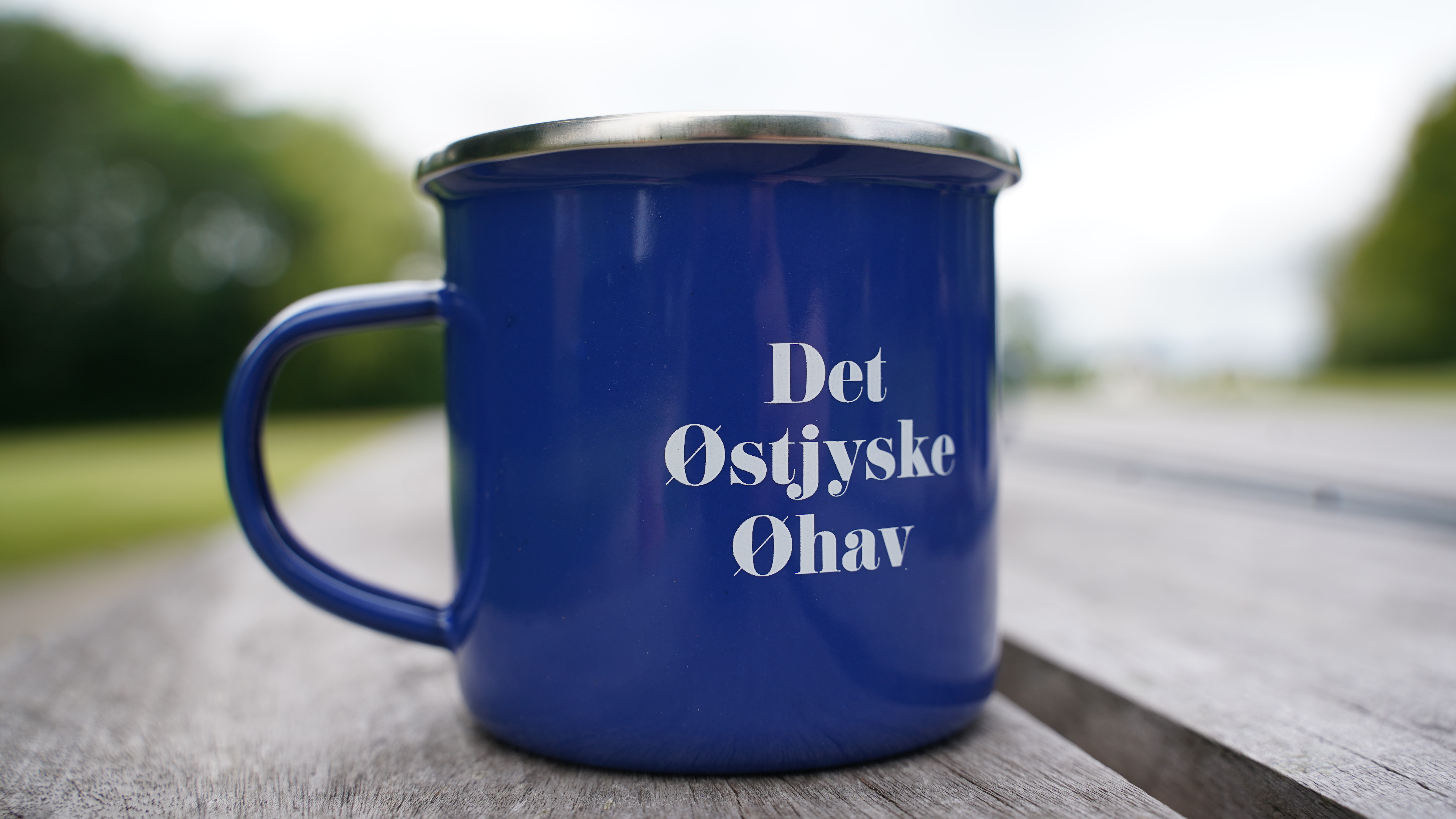 blå emaljekop fra Det Østjyske Øhav i Kattegat 