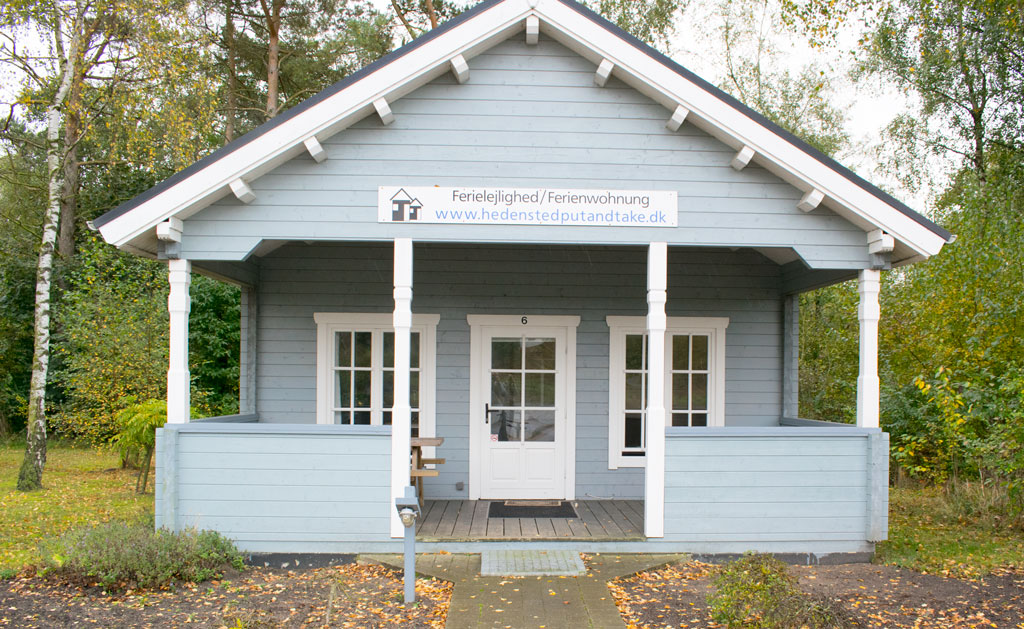 En stor hytte hos Hedensted Put & Take