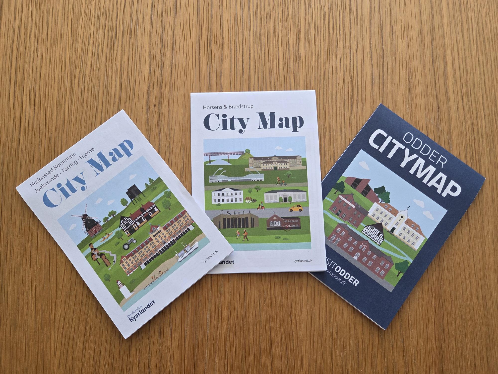 Billede af Destination Kystlandets City Maps for Horsens, Hedensted og Odder