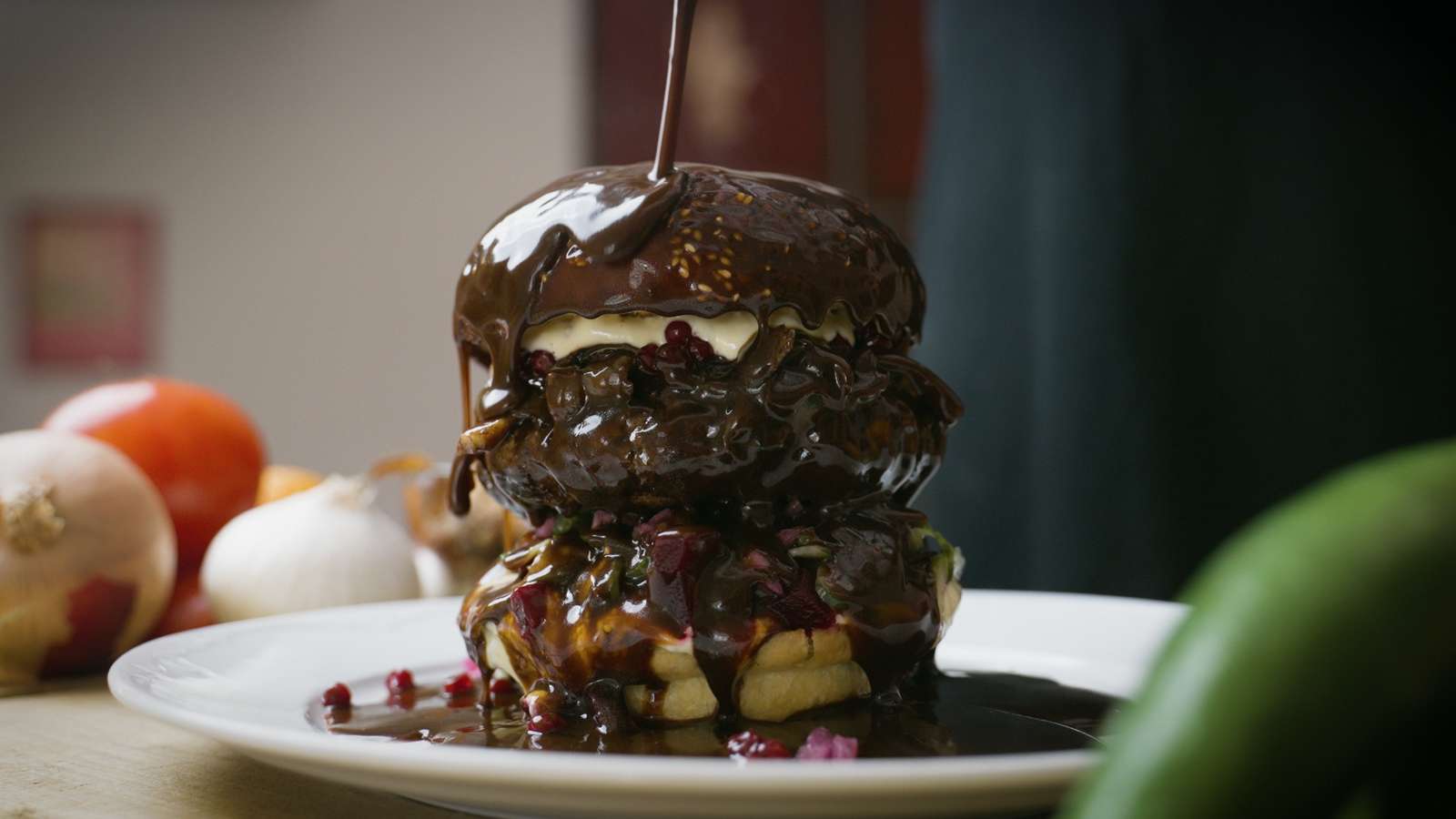 Den prisvindende bøfsandwich fra Café Ella i Horsens