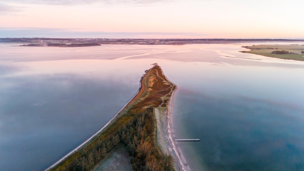 Dronefoto af Borre Knob