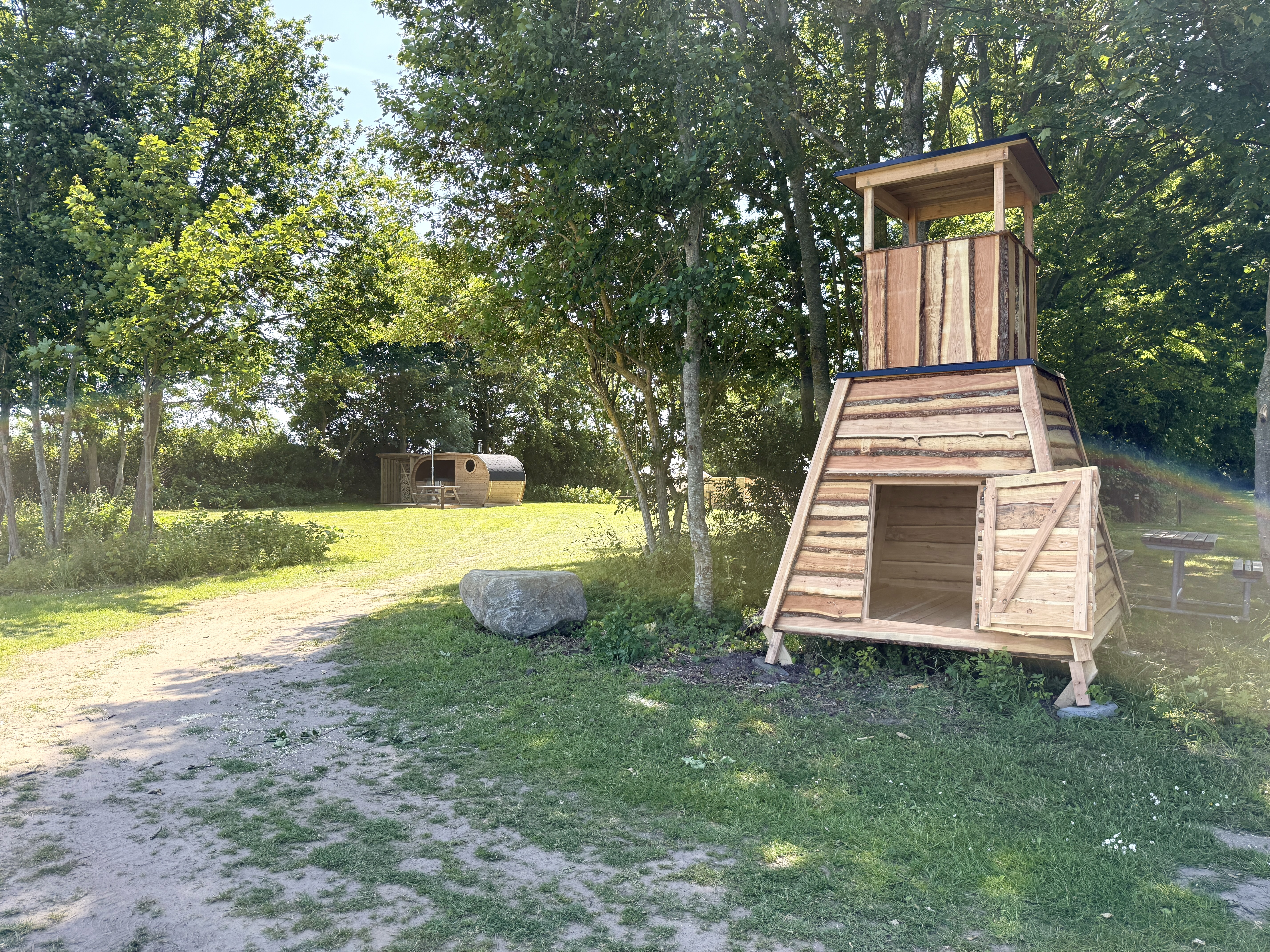 Udsigtsshelter hos Campingpladsen Endelave