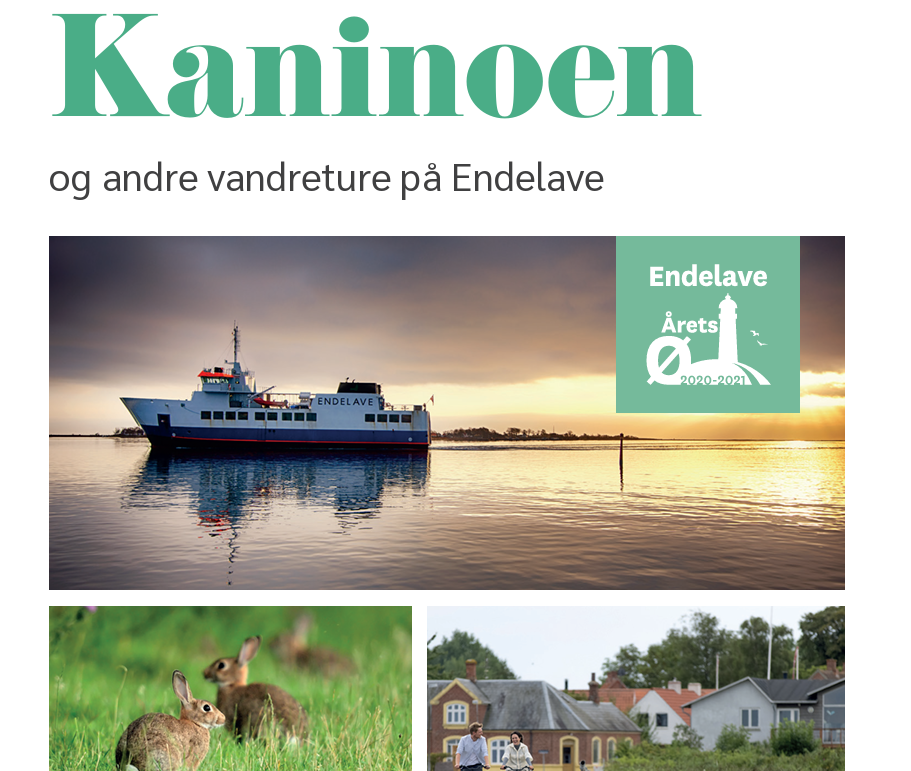 Screenshot af forsiden fra folderen om Kaninoen