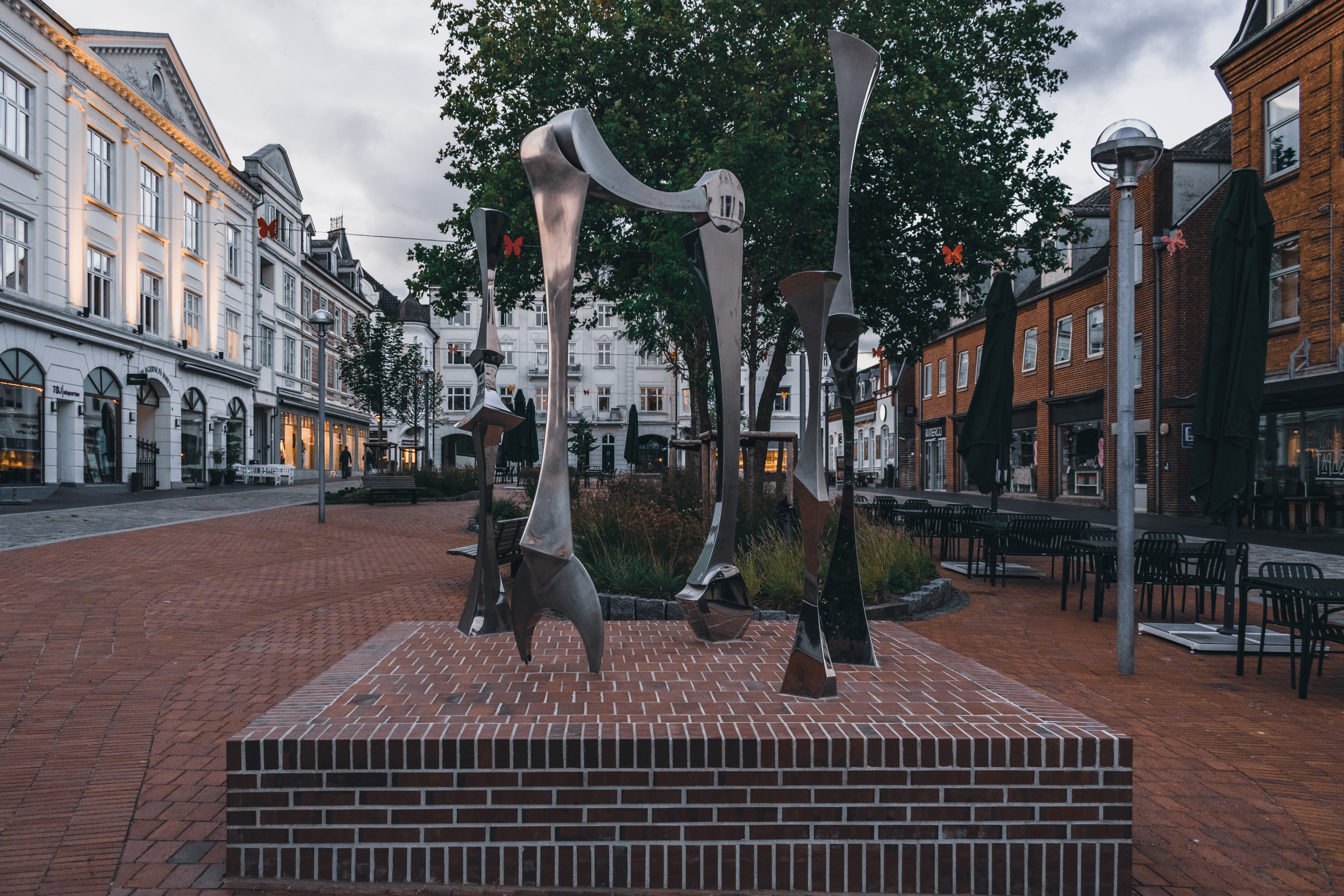 Skulptur på Torvet i Odder