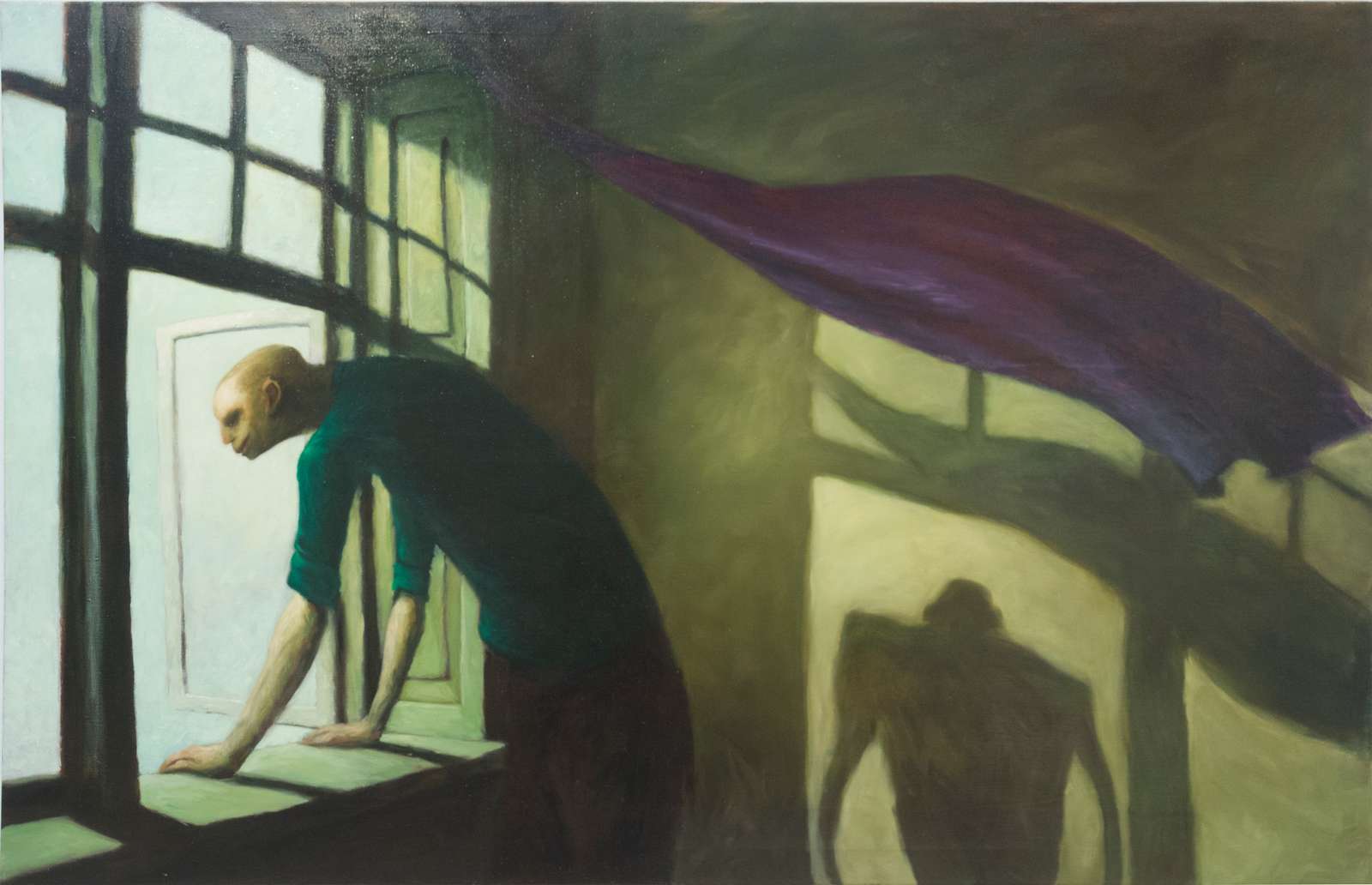Michael Kviums værk Selvportræt fra Horsens Kunstmuseum
