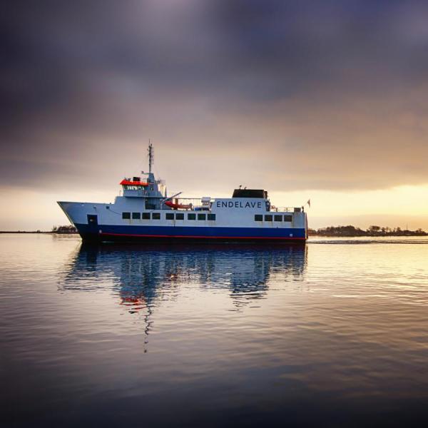 Endelave ferry sailing
