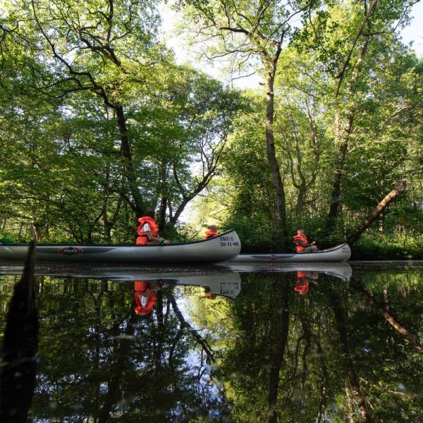 regn Mirakuløs Slip sko Canoeing on the river Gudenåen | Destination Kystlandet