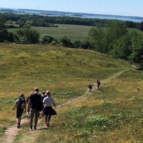Hiking in Sondrup Hills