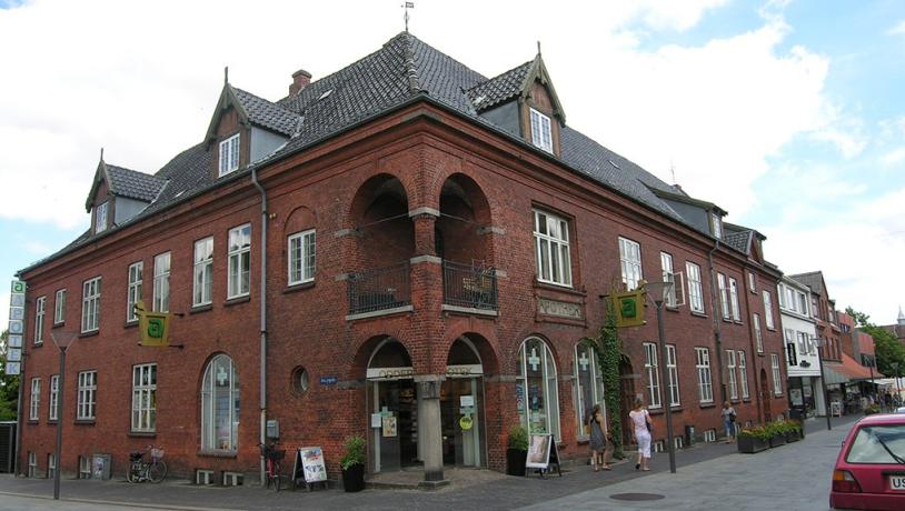 Odder Apotek viewed from the outside