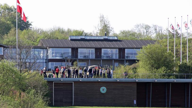 The club house at Horsens Golf Club from the outside
