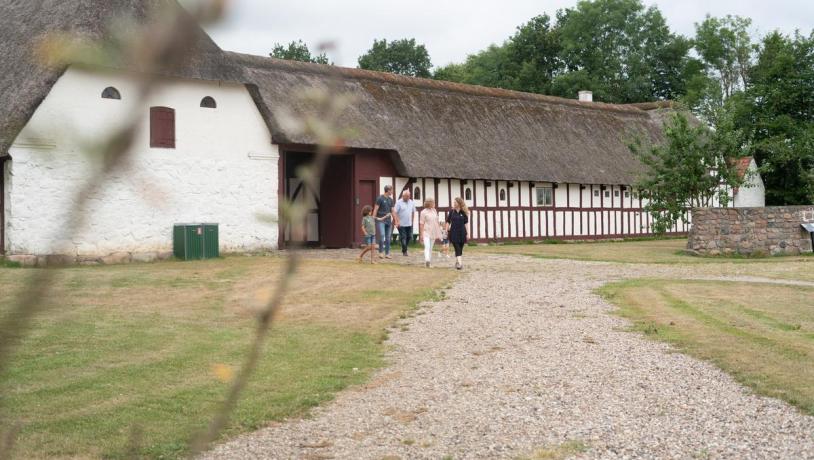 Large farm at Glud open-air museum