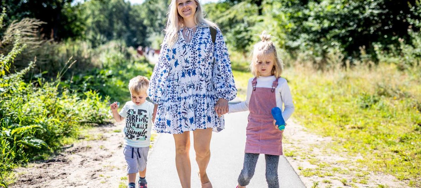 Family walks in nature