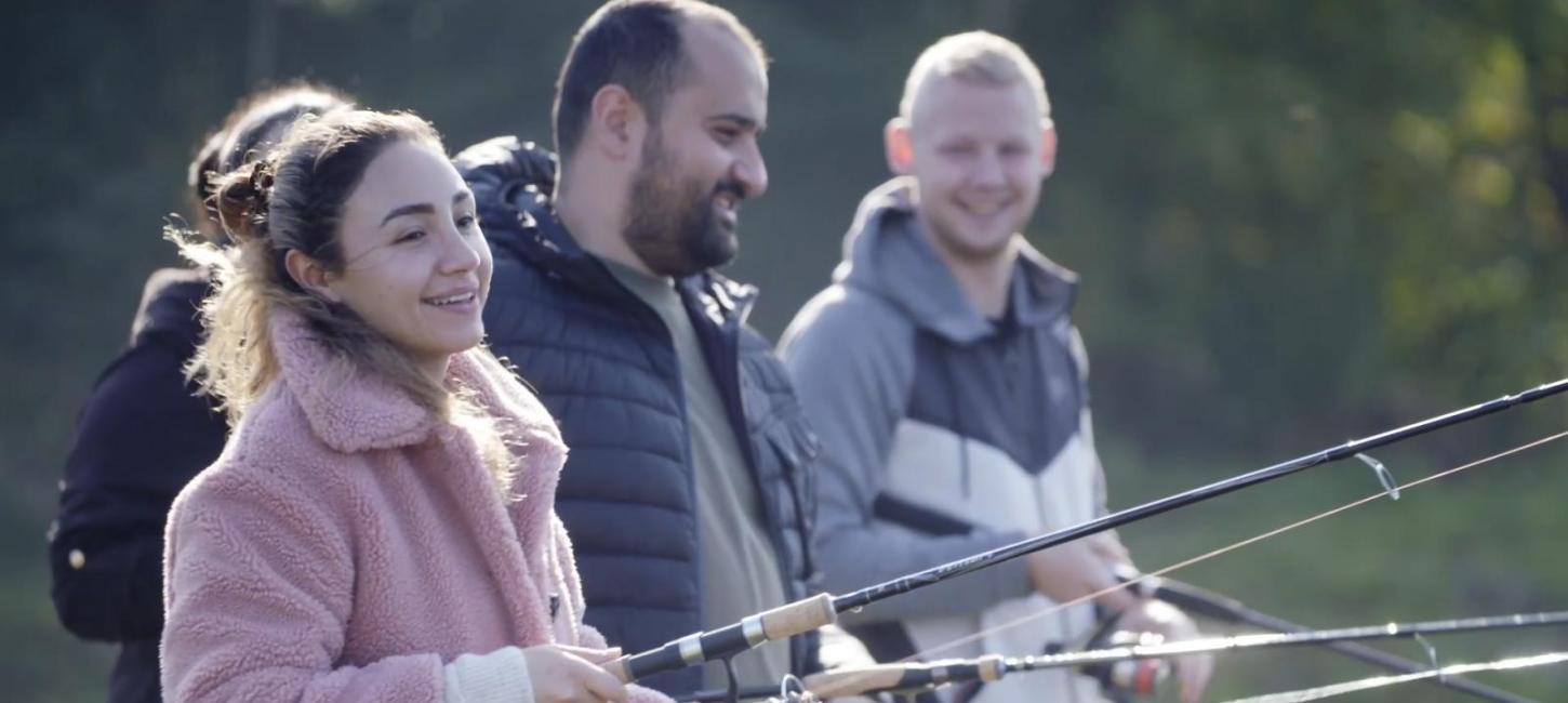 Family on a fishing trip