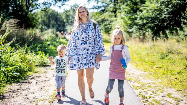 Family walks in nature