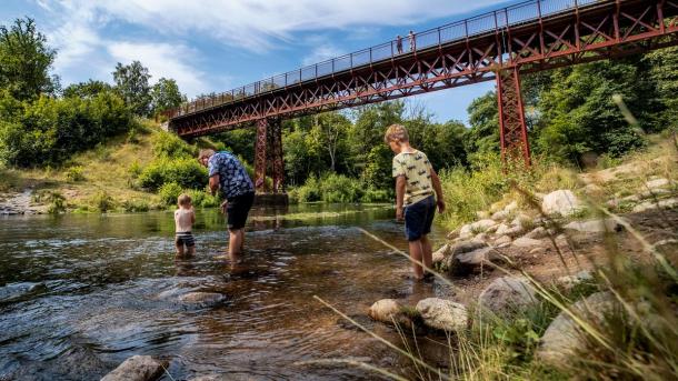 Waterfun at The Uncovered Bridge