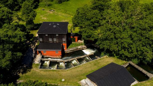 The Monastery Mill seen from above