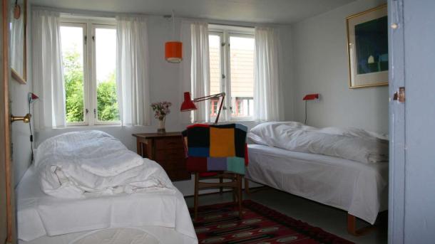 A room at Louise’s Guesthouse on the rabbit island of Endelave in the East Jutland Archipelago - part of Destination Coastal Land