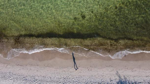 Saksild Strand på Odder Kysten