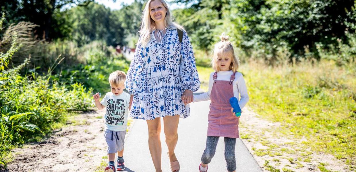 Family walks in nature