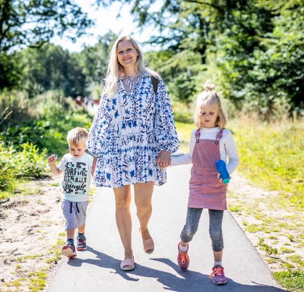 Family walks in nature