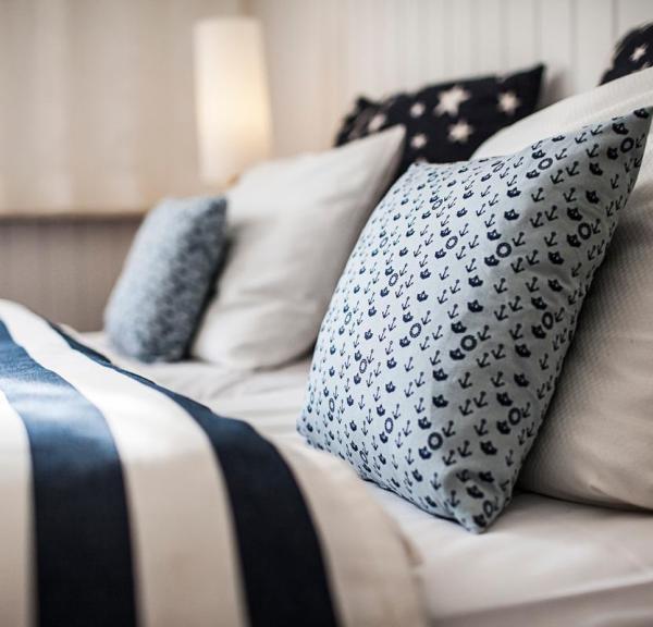 Hotel bed in Norsminde Kro