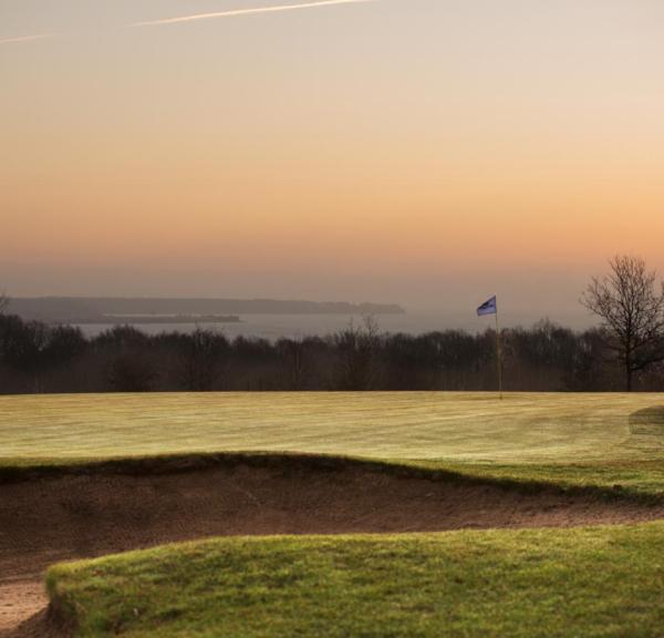 Golf course on Juelsminde peninsula