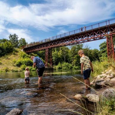 Waterfun at The Uncovered Bridge