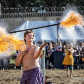 Fire danser at Horsens Medieval Festival
