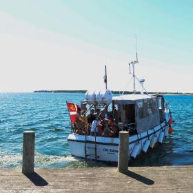 The bicycle ferry between Alrø and Hjarnø