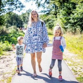 Family walks in nature