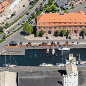 Drone photo of Horsens Marina