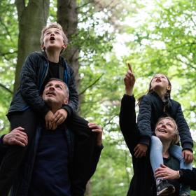 Family walks in Staksrode forrest