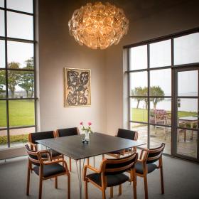 Meeting room with a view at Borre Knob