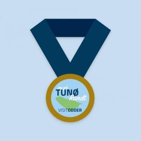 Illustration of a Medal from the Tunø Rundt Treasure hunt in Destination Coastal Land
