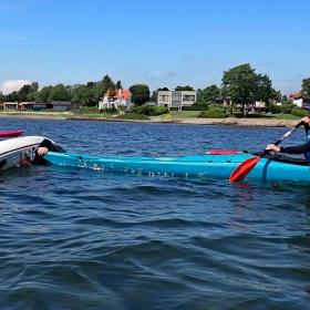 Kayaking on Horsens Fjord at Stensballe