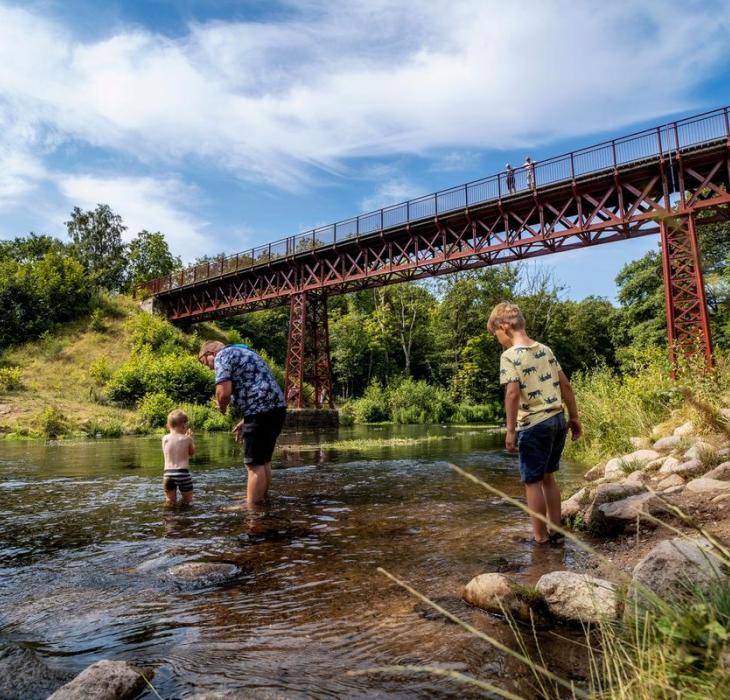 Waterfun at The Uncovered Bridge